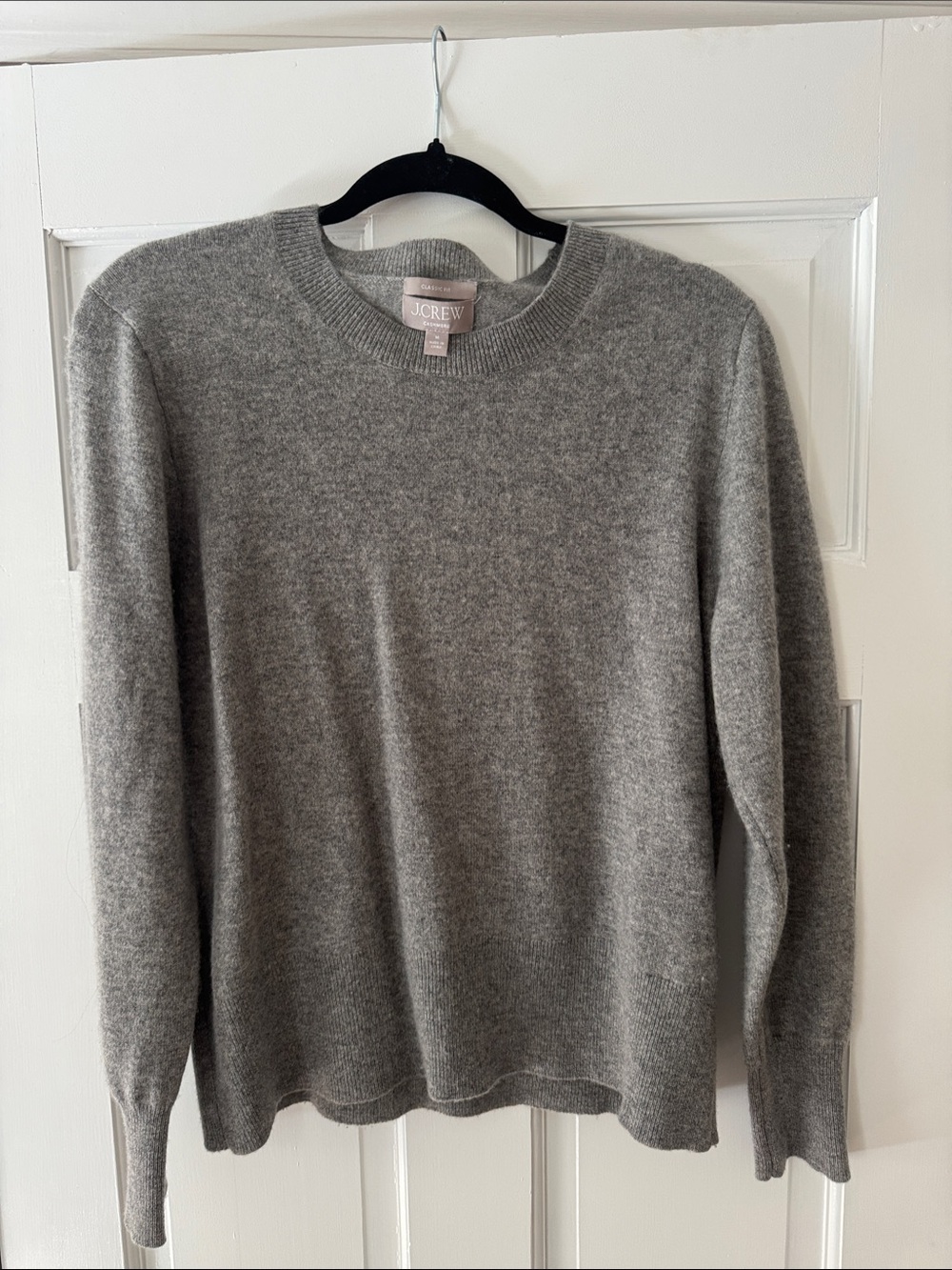 J. Crew Heather Gray Crewneck Sweater